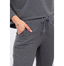 Női szett túlméretes blúzzal MI9091 grafit