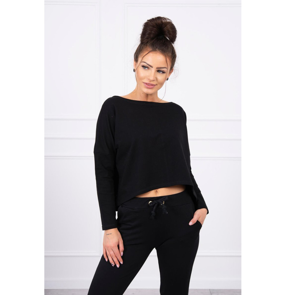 Női szett túlméretes blúzzal MI9091 fekete