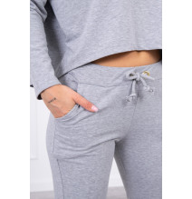 Női szett túlméretes blúzzal MI9091 szürke