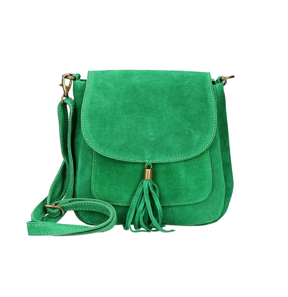 Bőr válltáska 1147 zöld