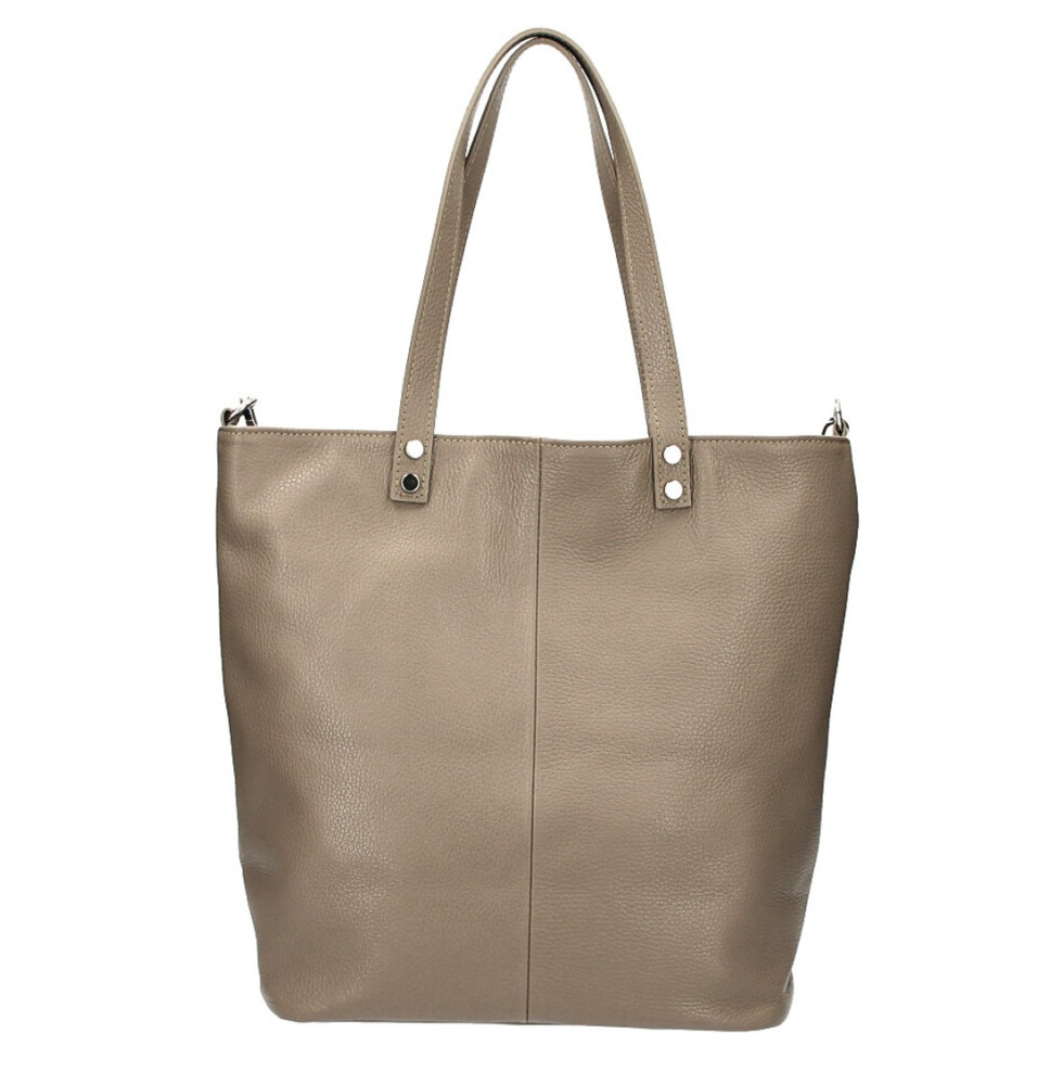 Bőrtáska 165 sötét szürke-barna MADE IN ITALY