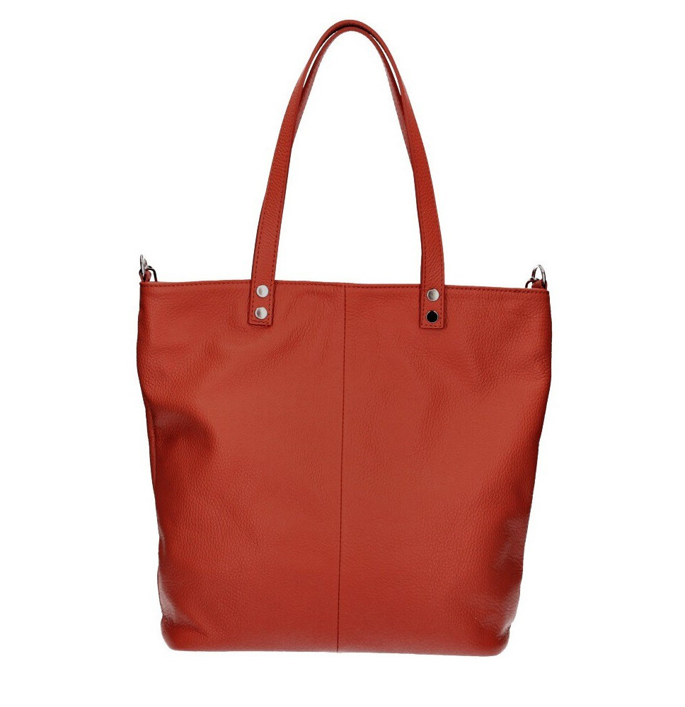 Bőrtáska 165 piros MADE IN ITALY