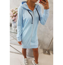 Női kapucnis zsebek MI8924 égszínkék