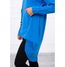 Női  tunika MI9116 azúrkék