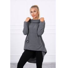Női  tunika MI9116 sötét szürke
