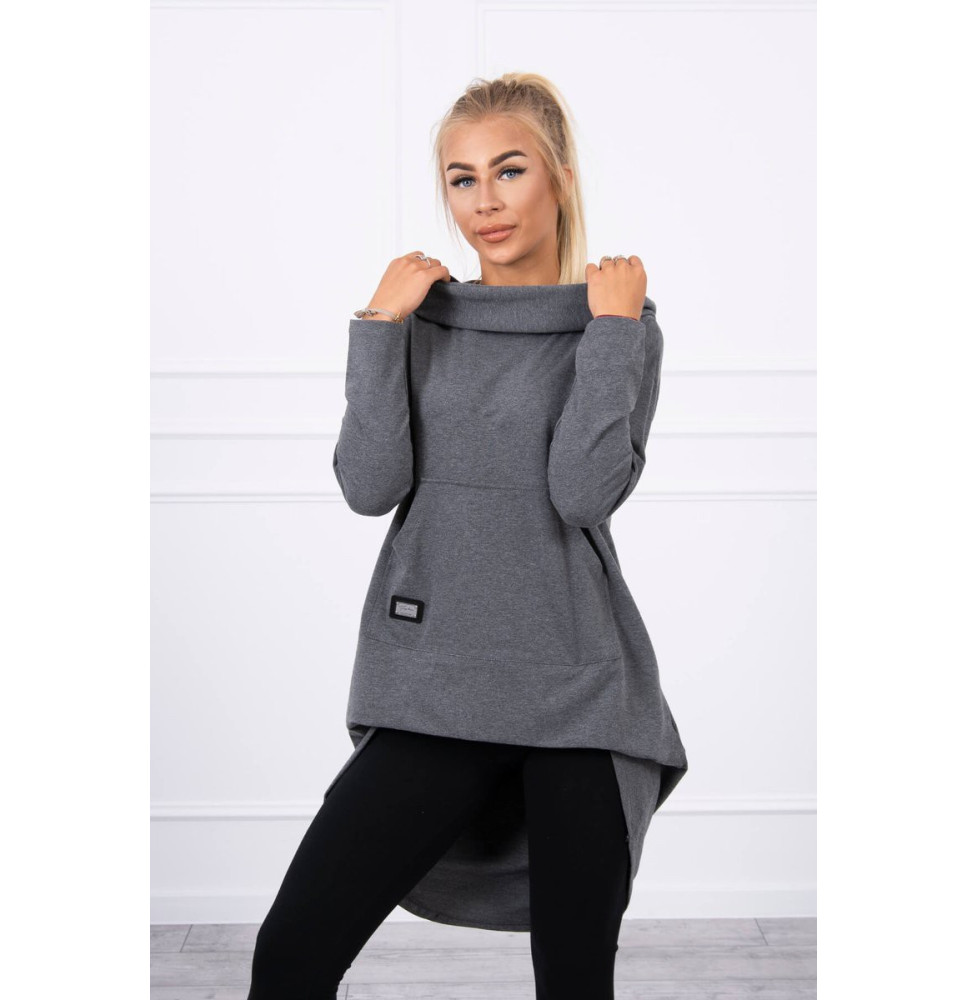 Női  tunika MI9116 sötét szürke
