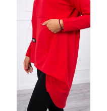 Női  tunika MI9116 piros