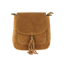 Bőr válltáska 1147 konyak