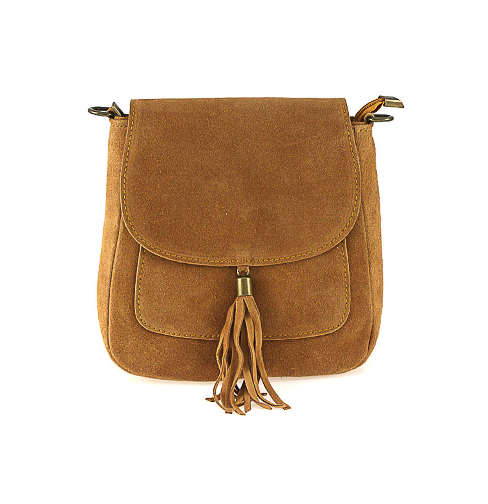 Bőr válltáska 1147 konyak