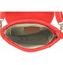 Bőr válltáska 1147 sárga