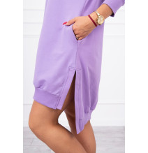 Ruha meghosszabbított hátsó és egy kapucnival MI9078 lila