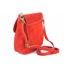 Bőr válltáska 1147 fekete