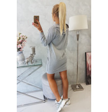 Ruha kapucnival MI67292 szürke