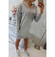 Ruha kapucnival MI67292 szürke