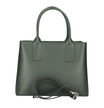 Bőr táska 158 fekete Made in Italy