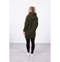 Női kapucnis zsebek MI9147 khaki