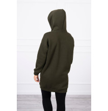 Női kapucnis zsebek MI9147 khaki