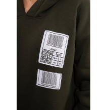 Női kapucnis zsebek MI9147 khaki