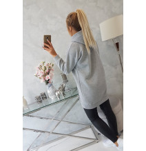 Női kapucnis zsebek MI9147 szürke