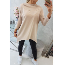 Női pulóver MI9139 bézs