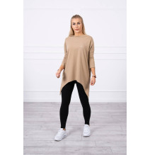 Női pulóver MI9139 camel