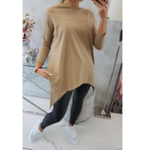 Női pulóver MI9139 camel