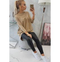 Női pulóver MI9139 camel