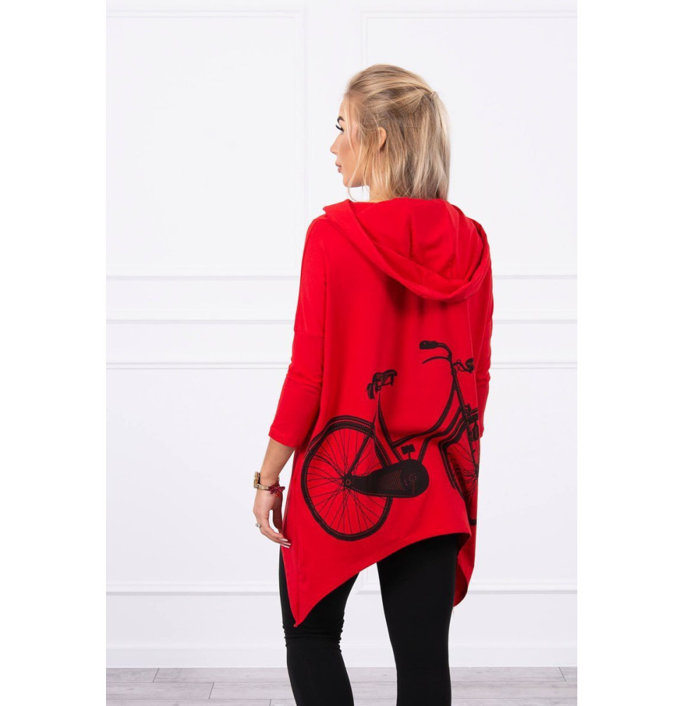 Női pulóver MI9139 piros