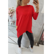 Női pulóver MI9139 piros