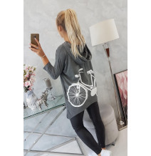 Női pulóver MI9139 grafit