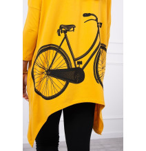 Női pulóver MI9139 okker