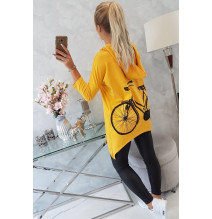 Női pulóver MI9139 okker