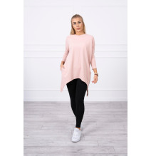 Női pulóver MI9139 por rózsaszín