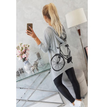 Női pulóver MI9139 szürke