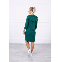 Ruha kapucnival és zsebekkel MIG8847 zöld