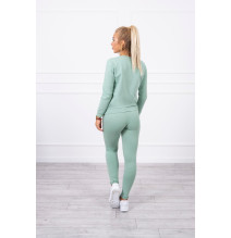 Női sportruha MI9090 sötét menta