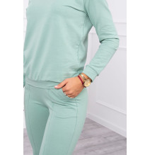 Női sportruha MI9090 sötét menta