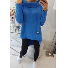 Női  tunika MI9116 azúrkék