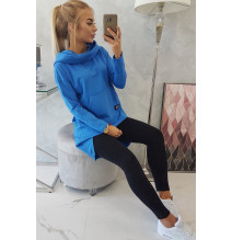 Női  tunika MI9116 azúrkék