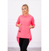 Női  tunika MI9116 neon rózsaszín
