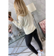 Női nadrág MI2020-17 krém