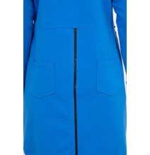 Női cipzáras pulóver, hátsó részben MI8997 farmer