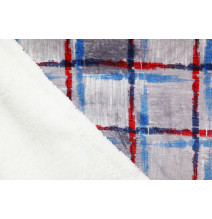 Takaró Fashion 160x210 cm kékes-szürke