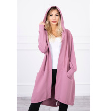 Kardigánt oversize MI0044 sötét rózsaszín