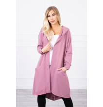Kardigánt oversize MI0044 sötét rózsaszín
