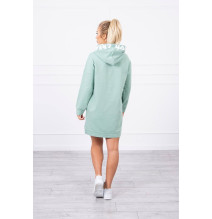 Ruha kapucnival MI0042 sötét menta