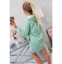 Ruha kapucnival MI0042 sötét menta