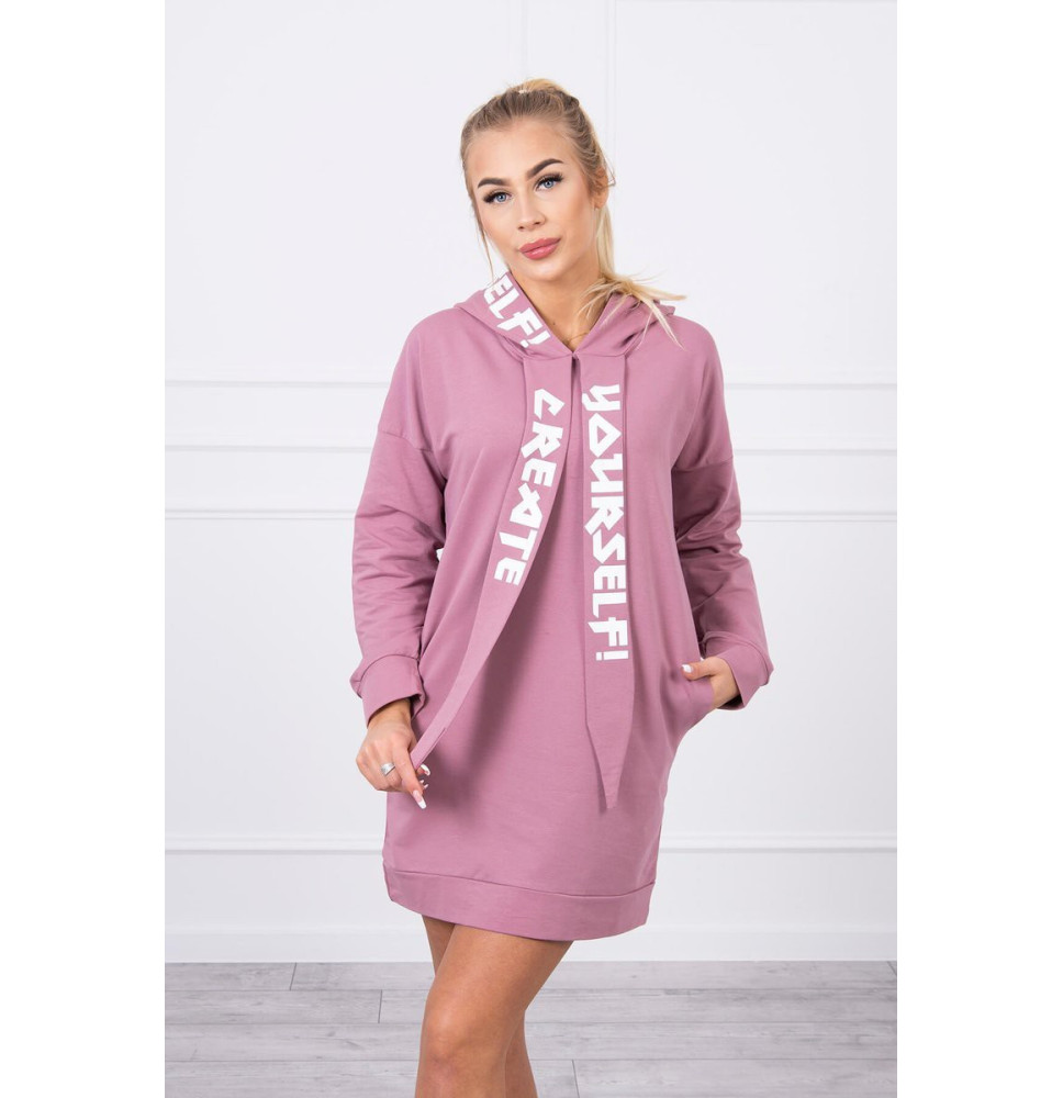Ruha kapucnival MI0042 sötét rozsaszín