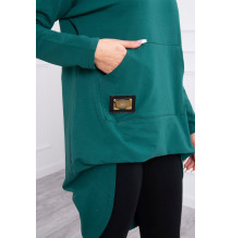 Női  tunika MI9116 zöld