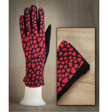 Női kesztyű szíveket GMF07 Made in Italy